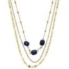 Sonoma Goods For Life® Gold Tone 3 Row Multi Chain With Blue Beads Necklace -Sonoma Goods For Life Shop unnamed file 15255