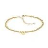 Sonoma Goods For Life® Gold Tone Station Layered Anklet