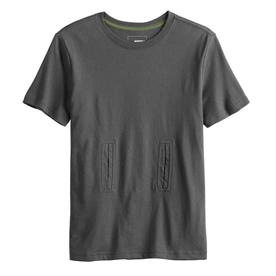 Boys 8-20 Sonoma Goods For Life® Physical Adaptive Everyday Tee Gray Heather 7 Boys 8-20 Sonoma Goods For Life® Physical Adaptive Everyday Tee Gray Heather - Image 5