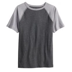 Boys 8-20 Sonoma Goods For Life® Sensory Adaptive Everyday Raglan Tee Gunny Gray