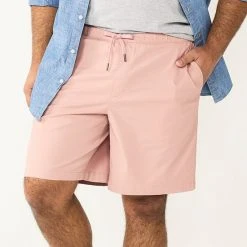 Big & Tall Sonoma Goods For Life® Casual Pull-On Shorts Alloy