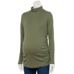 Maternity Sonoma Goods For Life® Long Sleeve Turtleneck Top Navy Stripe -Sonoma Goods For Life Shop unnamed file 15604