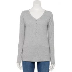 Maternity Sonoma Goods For Life® Nursing Henley Top White -Sonoma Goods For Life Shop unnamed file 15619