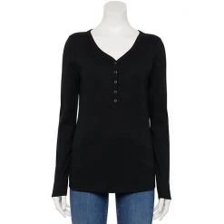 Maternity Sonoma Goods For Life® Nursing Henley Top White -Sonoma Goods For Life Shop unnamed file 15620