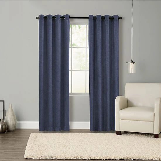 Sonoma Goods For Life® 2-pack Dynasty Blackout Curtain Aqua 14 Sonoma Goods For Life® 2-pack Dynasty Blackout Curtain Aqua - Image 12