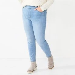 Plus Size Sonoma Goods For Life® Comfortable Favorite Mid-Rise Jeggings Mariano -Sonoma Goods For Life Shop unnamed file 1631