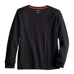 Boys 8-20 Sonoma Goods For Life® Supersoft Solid Thermal Tee Olive Camo