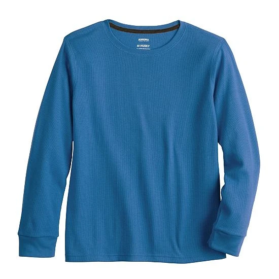 Boys 8-20 Sonoma Goods For Life® Supersoft Solid Thermal Tee Olive Camo 5 Boys 8-20 Sonoma Goods For Life® Supersoft Solid Thermal Tee Olive Camo - Image 3