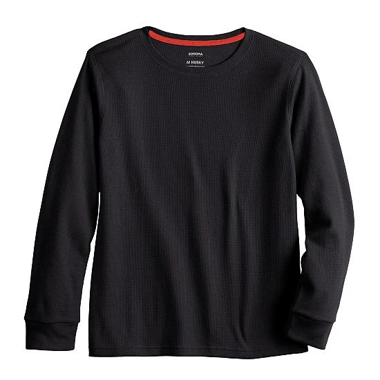 Boys 8-20 Sonoma Goods For Life® Supersoft Solid Thermal Tee Olive Camo 11 Boys 8-20 Sonoma Goods For Life® Supersoft Solid Thermal Tee Olive Camo - Image 9