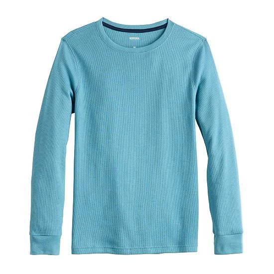 Boys 8-20 Sonoma Goods For Life® Supersoft Solid Thermal Tee Olive Camo 12 Boys 8-20 Sonoma Goods For Life® Supersoft Solid Thermal Tee Olive Camo - Image 10