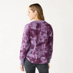 Women's Sonoma Goods For Life® Mockneck Waffle Top Light Olive Stripe -Sonoma Goods For Life Shop unnamed file 1648