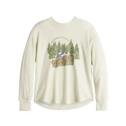 Women's Sonoma Goods For Life® Mockneck Waffle Top Light Olive Stripe -Sonoma Goods For Life Shop unnamed file 1649