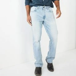 Men's Sonoma Goods For Life® Bootcut Jeans Dark Brown Tint