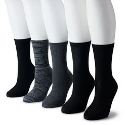 Women's Sonoma Goods For Life® 5-Pack Geo Crew Socks Black -Sonoma Goods For Life Shop unnamed file 1673