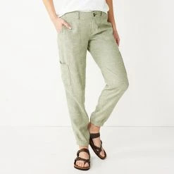 Women's Sonoma Goods For Life® Utility Jogger Pants Khaki