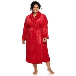Plus Size Sonoma Goods For Life® Plush French Terry Long Robe Gray Buffalo Check -Sonoma Goods For Life Shop unnamed file 1757