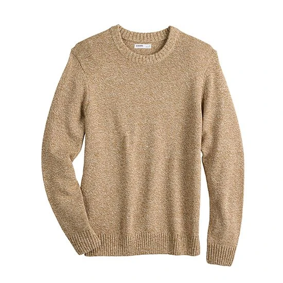 Men's Sonoma Goods For Life® Crew Sweater Camel 4 Men's Sonoma Goods For Life® Crew Sweater Camel - Image 2