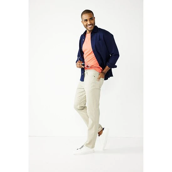 Men’s Sonoma Goods For Life® Regular-Fit 5-Pocket Everyday Pants Navy 7 Men’s Sonoma Goods For Life® Regular-Fit 5-Pocket Everyday Pants Navy - Image 5