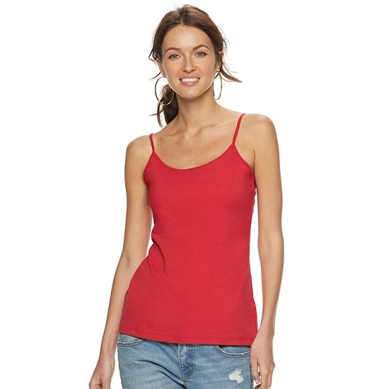 Women's Sonoma Goods For Life® Everyday Built-In Support Camisole Lava Burst 8 Women's Sonoma Goods For Life® Everyday Built-In Support Camisole Lava Burst - Image 6