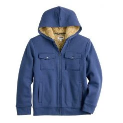 Boys 8-20 Sonoma Goods For Life® Zipper Sherpa Fleece Hoodie Jacket In Regular & Husky Blue -Sonoma Goods For Life Shop unnamed file 2043