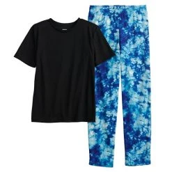 Boys 8-20 Sonoma Goods For Life® Tee & Microfleece Pants Pajama Set In Regular & Husky Red Plaid -Sonoma Goods For Life Shop unnamed file 213