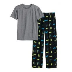 Boys 8-20 Sonoma Goods For Life® Tee & Microfleece Pants Pajama Set In Regular & Husky Red Plaid -Sonoma Goods For Life Shop unnamed file 217