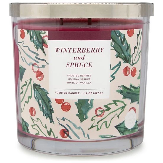Sonoma Goods For Life® Winter Berry & Spruce 14-oz. Candle Jar 3 Sonoma Goods For Life® Winter Berry & Spruce 14-oz. Candle Jar