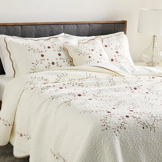 Sonoma Goods For Life® Embroidered Bedspread Or Sham Elizabeth 6 Sonoma Goods For Life® Embroidered Bedspread Or Sham Elizabeth - Image 4