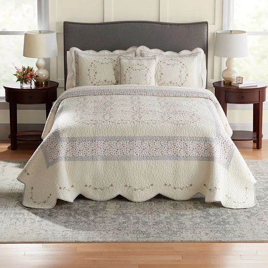 Sonoma Goods For Life® Embroidered Bedspread Or Sham Elizabeth 10 Sonoma Goods For Life® Embroidered Bedspread Or Sham Elizabeth - Image 8