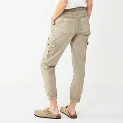 Women's Sonoma Goods For Life® Mid Rise Pull On Jogger Pants Khaki -Sonoma Goods For Life Shop unnamed file 2232