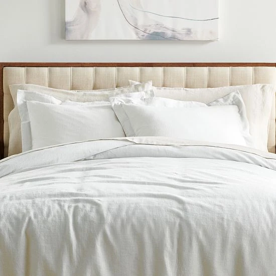 Sonoma Goods For Life® Cotton Linen Comforter Set With Shams Ivory 4 Sonoma Goods For Life® Cotton Linen Comforter Set With Shams Ivory - Image 2