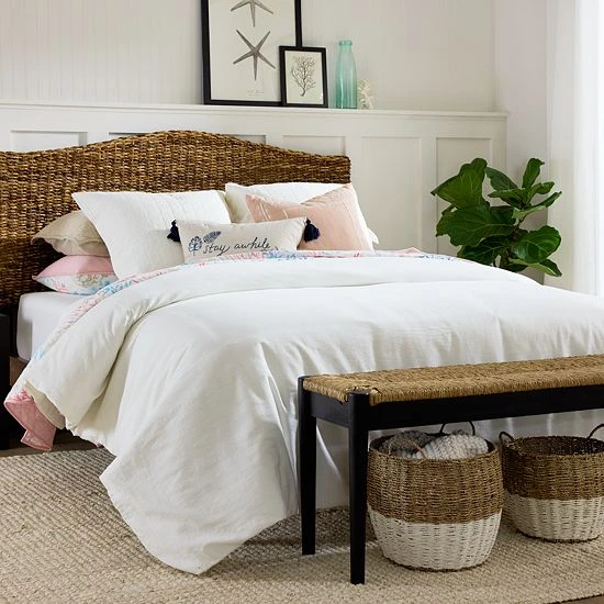 Sonoma Goods For Life® Cotton Linen Comforter Set With Shams Ivory 8 Sonoma Goods For Life® Cotton Linen Comforter Set With Shams Ivory - Image 6