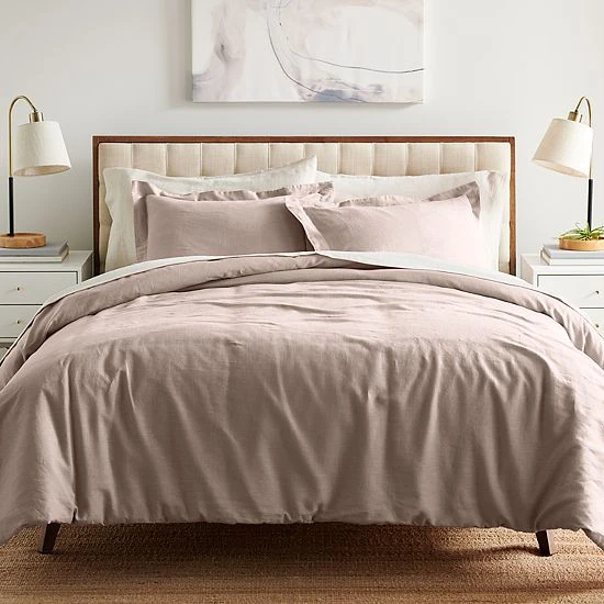 Sonoma Goods For Life® Cotton Linen Comforter Set With Shams Ivory 16 Sonoma Goods For Life® Cotton Linen Comforter Set With Shams Ivory - Image 14