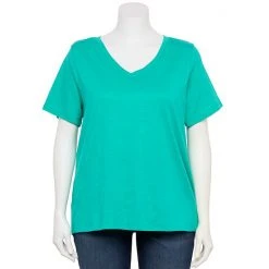 Plus Size Sonoma Goods For Life® Everyday V-Neck Tee Cobalt Blue -Sonoma Goods For Life Shop unnamed file 2358