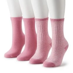 Sonoma Goods For Life® Basic Supercozy Crew Sock 2 Pack Pink -Sonoma Goods For Life Shop unnamed file 2375
