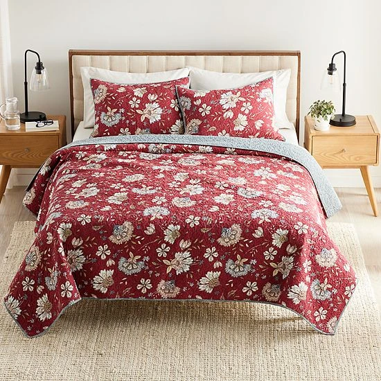 Sonoma Goods For Life® Heritage Reversible Cotton Quilt Or Sham Ogee Damask 13 Sonoma Goods For Life® Heritage Reversible Cotton Quilt Or Sham Ogee Damask - Image 11