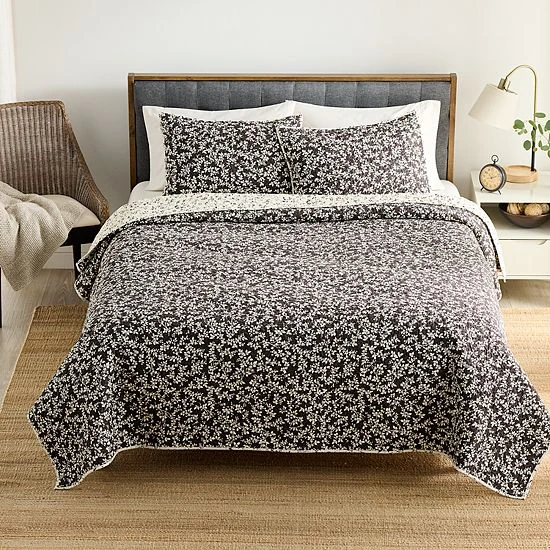 Sonoma Goods For Life® Heritage Reversible Cotton Quilt Or Sham Ogee Damask 14 Sonoma Goods For Life® Heritage Reversible Cotton Quilt Or Sham Ogee Damask - Image 12