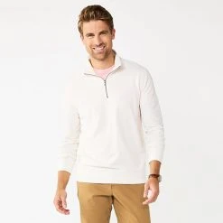 Men's Sonoma Goods For Life® Double-Knit Quarter-Zip Top Chili -Sonoma Goods For Life Shop unnamed file 2404