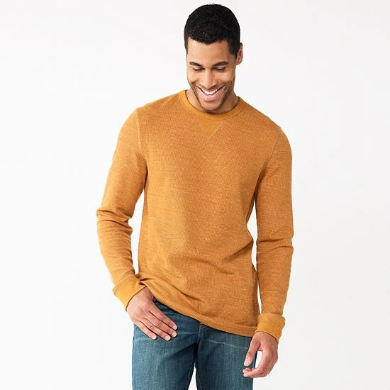 Men's Sonoma Goods For Life® Thermal Crew Rust 7 Men's Sonoma Goods For Life® Thermal Crew Rust - Image 5