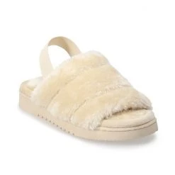 Women's Sonoma Goods For Life® Faux Fur Slide Slipper With Backstrap Sun Dried Tomato -Sonoma Goods For Life Shop unnamed file 2575