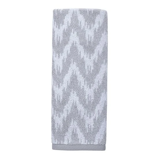 Sonoma Goods For Life® Hygro Ikat Towel Charcoal 4 Sonoma Goods For Life® Hygro Ikat Towel Charcoal - Image 2