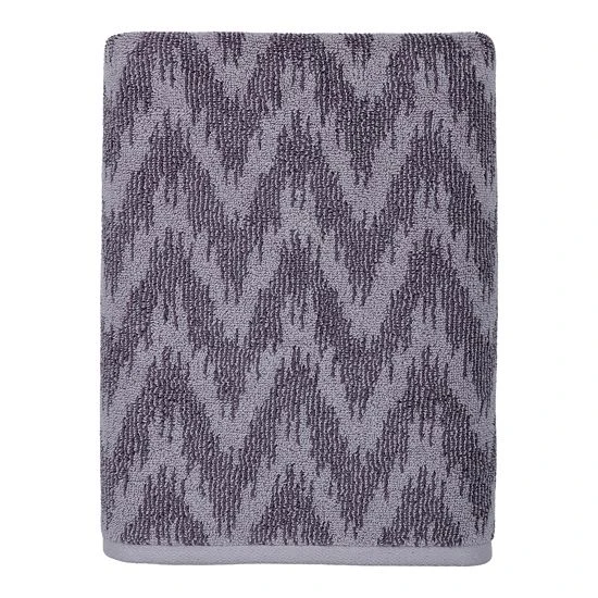 Sonoma Goods For Life® Hygro Ikat Towel Charcoal 6 Sonoma Goods For Life® Hygro Ikat Towel Charcoal - Image 4