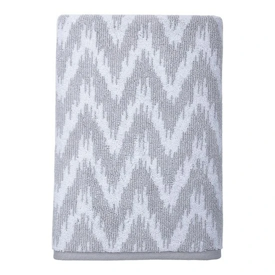 Sonoma Goods For Life® Hygro Ikat Towel Charcoal 11 Sonoma Goods For Life® Hygro Ikat Towel Charcoal - Image 9