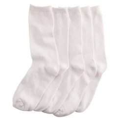 Women's Sonoma Goods For Life® 5 Pack Plain Knit Crew Socks White 17 Women's Sonoma Goods For Life® 5 Pack Plain Knit Crew Socks White -Sonoma Goods For Life Shop unnamed file 2717