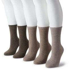 Women's Sonoma Goods For Life® 5 Pack Plain Knit Crew Socks White 21 Women's Sonoma Goods For Life® 5 Pack Plain Knit Crew Socks White -Sonoma Goods For Life Shop unnamed file 2721