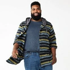Big & Tall Sonoma Goods For Life® Hooded Flannel Shirt Black And White Buff 14 Big & Tall Sonoma Goods For Life® Hooded Flannel Shirt Black And White Buff -Sonoma Goods For Life Shop unnamed file 2728