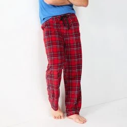 Men's Sonoma Goods For Life® Microfleece Pajama Pants Gray Red Truck
