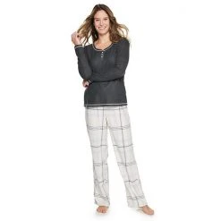 Women's Sonoma Goods For Life® Henley Pajama Top & Flannel Pajama Pants Set Peach Plaid 23 Women's Sonoma Goods For Life® Henley Pajama Top & Flannel Pajama Pants Set Peach Plaid -Sonoma Goods For Life Shop unnamed file 2761