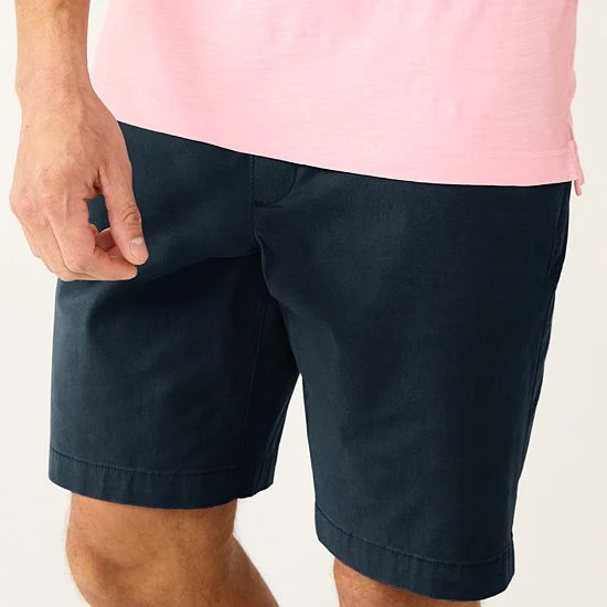 Men's Sonoma Goods For Life® 9-Inch Flexwear Flat-Front Shorts Gray 5 Men's Sonoma Goods For Life® 9-Inch Flexwear Flat-Front Shorts Gray - Image 3