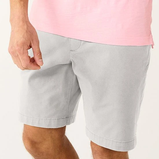 Men's Sonoma Goods For Life® 9-Inch Flexwear Flat-Front Shorts Gray 9 Men's Sonoma Goods For Life® 9-Inch Flexwear Flat-Front Shorts Gray - Image 7